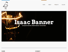 Tablet Screenshot of isaacbanner.com